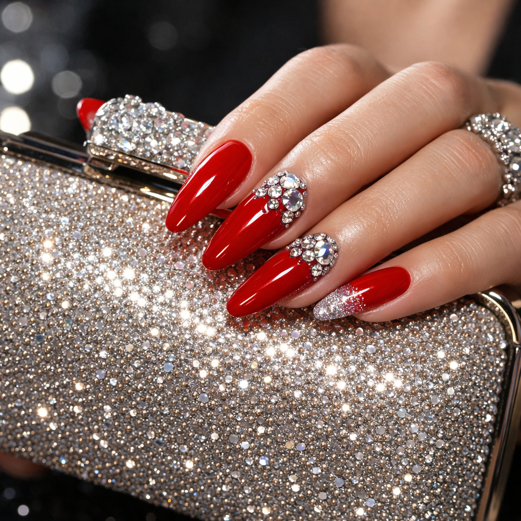 10_long_red_nails_designs